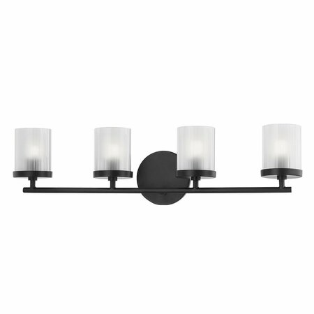 MITZI 4 Light Bath Bracket H239304-sBK